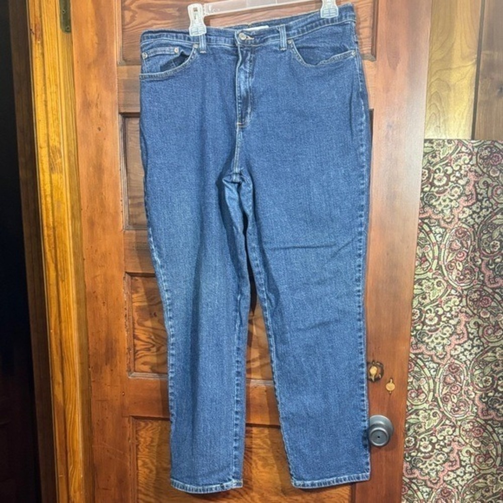 Faded Glory Dark Blue Denim Jeans Size 18, Woman's, Casual, Workwear